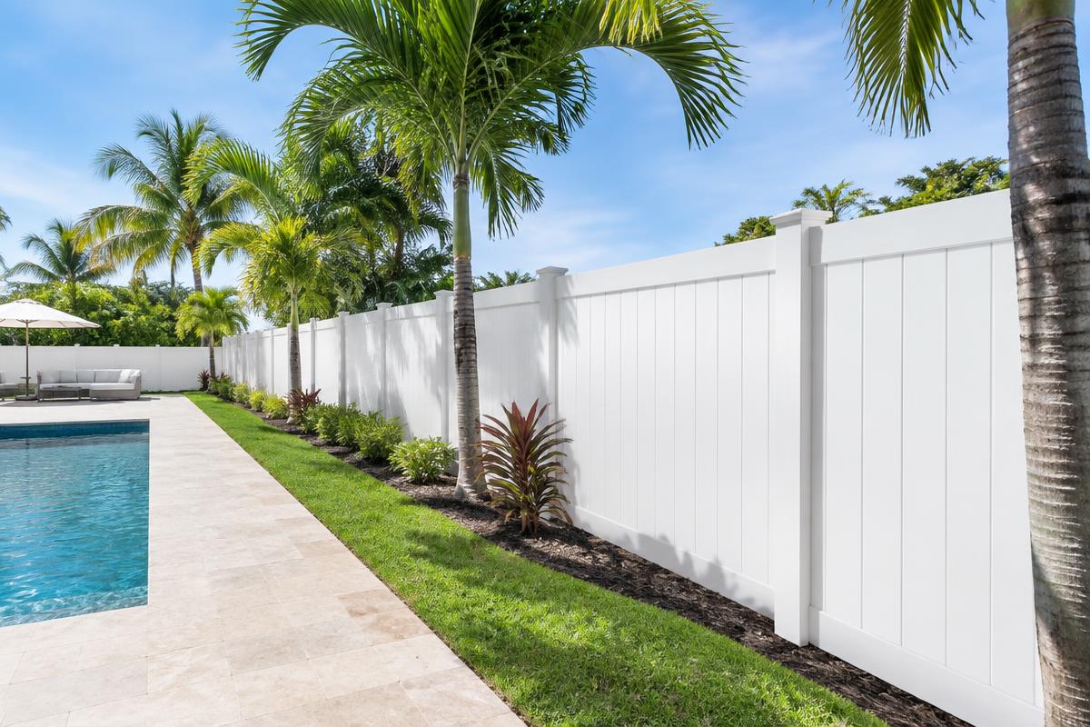 Vinyl & PVC Fence Installation in South Florida