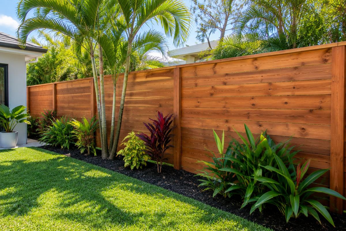 Wood Fence Installation in South Florida